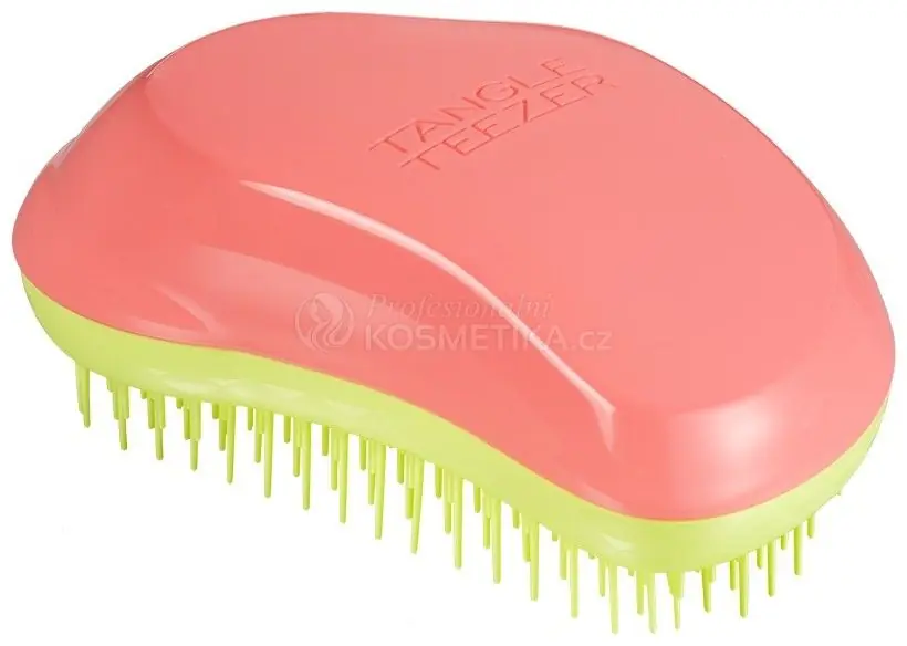 Aktuální Tangle Teezer The Original Salmon Pink Hyper Yellow- Kartáč na vlasy oranžovo-žlutý
