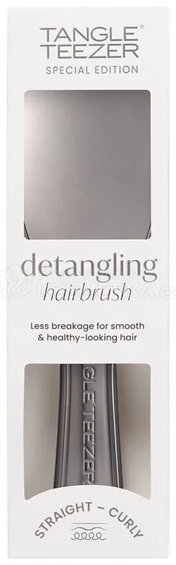 Vrácení Zdarma Tangle Teezer Ultimate Detangler Chrome Midnight Silver - Kartáč na vlasy stříbrný