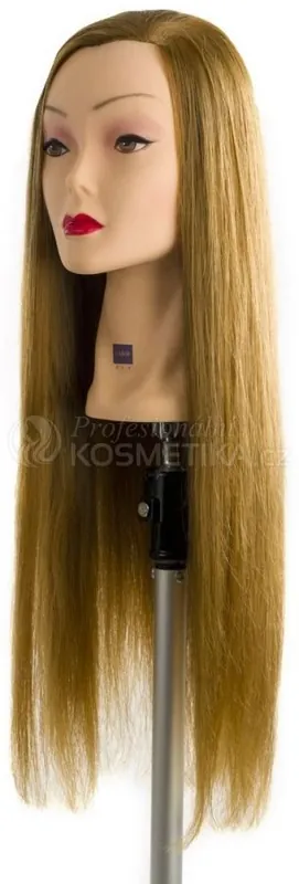 Labor Pro Cvičná hlava - Mix vlasů Světlá blond 60cm Vyšší hustota Extra dlouhé Super Cena