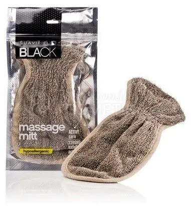 Suavipiel Black Massage Mitt - Masážní rukavice pro muže 1 ks Nejlepší Cena