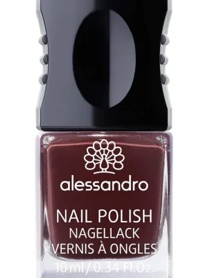 Přímo Od Výrobce Alessandro, lak na nehty, odstín Shiny Aubergine, 10 ml