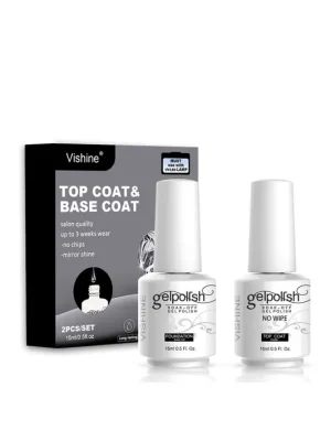 Vishine, podkladový a vrchní gel lak na nehty, 2x15 ml Cenová Bomba