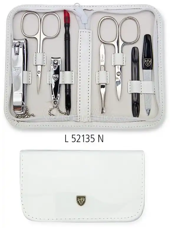 Kellermann Genuine leather L52135FN - Luxusní 8-dílná manikúrní sada Jen Po Omezenou Doba