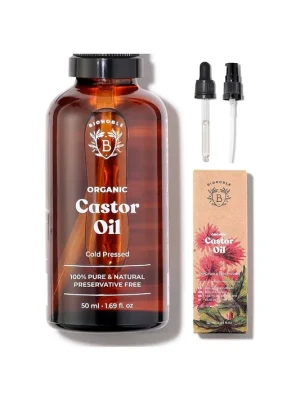 Bionoble, Organic Castor Oil, Ricinový olej, 50 ml Nová Kolekce
