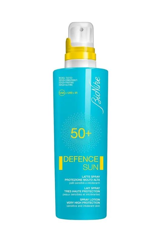 BioNike, Defence sun, SPF50+, opalovací krém, 200 ml Rychlé Dodání