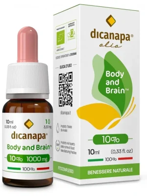 dicanapa, Body and Brain, CBD 10%, 10 ml Zlevněný
