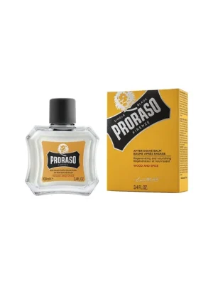 Zlevněný Proraso Balzám na vousy po holení Wood and Spice, 100 ml