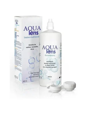 Aqua lens, tekutina na kontaktní čočky, 360 ml (Výrobek je bez krabičky) Cenově Výhodný