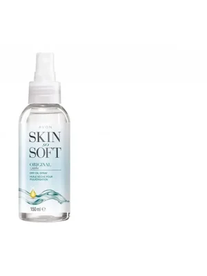 Avon Skin So Soft Original Suchý olejový tělový sprej s jojobou 3x150 ml Novinka
