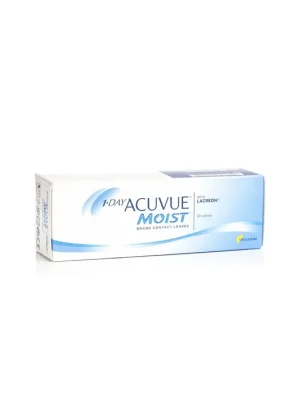 Výhodná Nabídka 1-DAY Acuvue Moist (30 čoček) D +3.50, BC 8.5, (Krabice je otevřená)