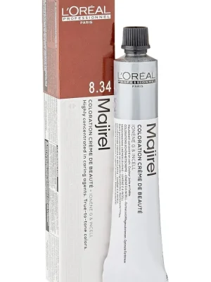 L'Oréal, Majirel, barva na vlasy, odstín 8.34, 50 ml Originální