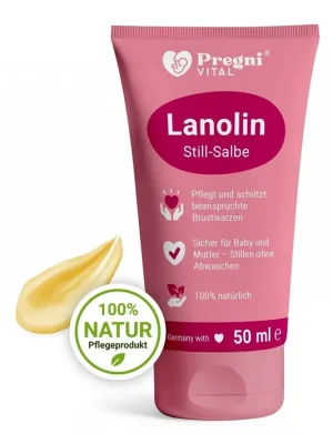 Pregni Vital Lanolin Still-Salbe 100% Natural 50ml Expresní Doručení