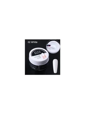FULL BEAUTY white 02 stavební gel pro prodlužování a opravu nehtů 15ml Novinka