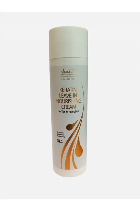 VITAMINS Keratin Hydratační krém pro suché a poškozené vlasy, 250 ml Levný