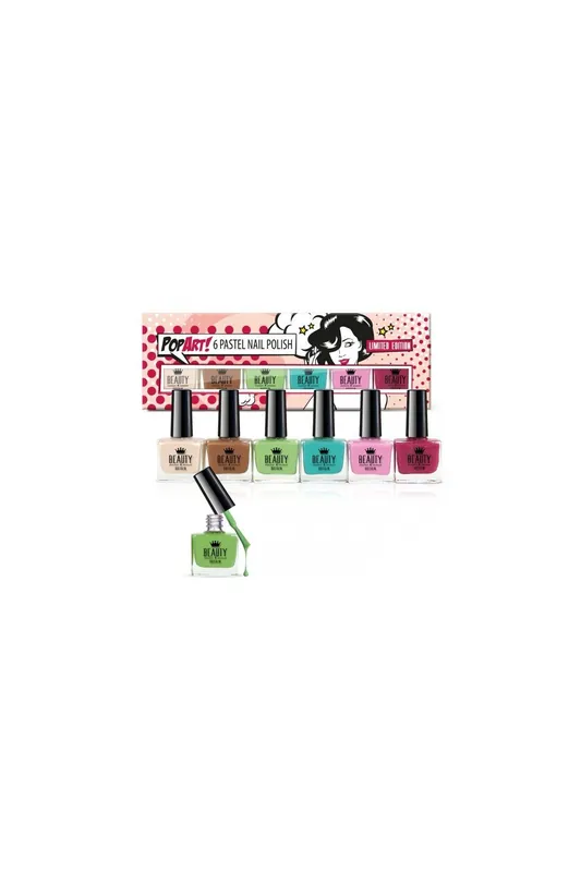 PopArt 6x10ml Pastels Nail Polish Limited Edition Super Cena