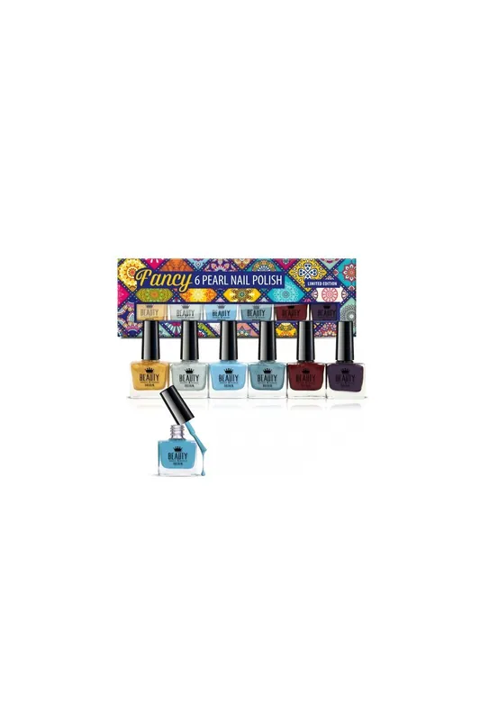 Fancy 6 x10ml Pearl Nail Polishes Limited Edition Tovární Cena