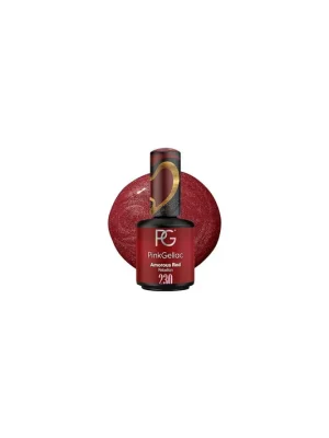 Horká Nabídka Pink GellacGel Nagellak - Rebellion- 230 Amorous Red - 15 ml