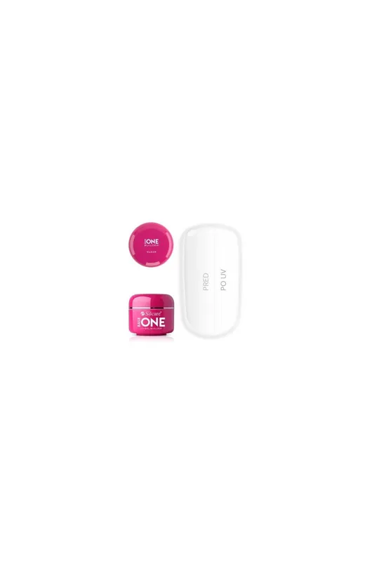 Super Cena Silcare Base One BuilderČirý jednofázový UV gelCLEAR, 50g