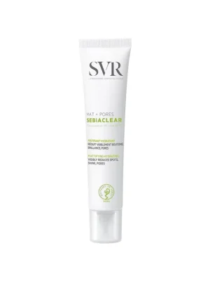 Horká Nabídka SVR Sebiaclear Mat+Pores, krém pro mastnou a smíšenou pleť, 40ml