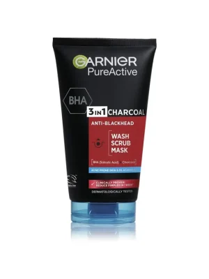 Tovární Cena Garnier Pure Active Peeling a maska s aktivním uhlím 150 ml