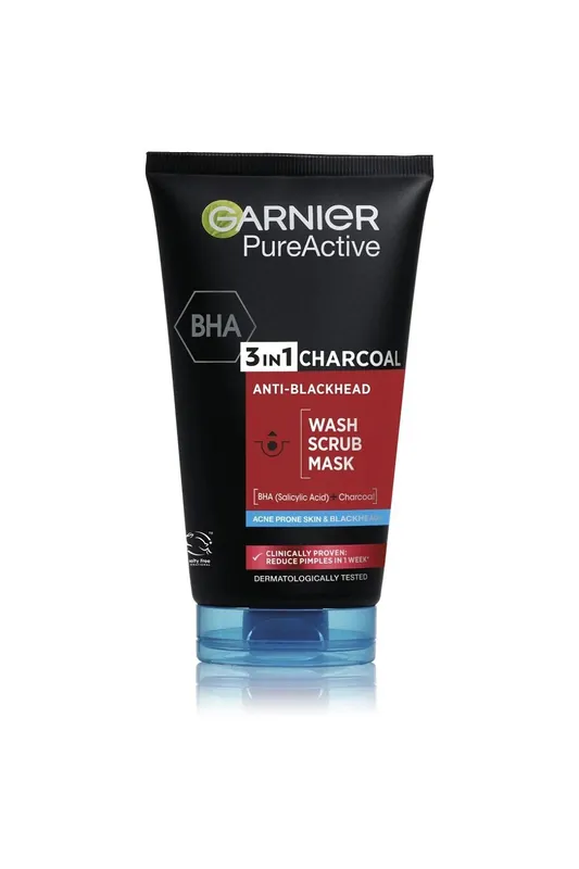 Tovární Cena Garnier Pure Active Peeling a maska s aktivním uhlím 150 ml