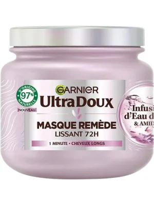 Sleva Garnier Ultra Doux - Vyhlazující maska pro hebkost a lesk 340 ml
