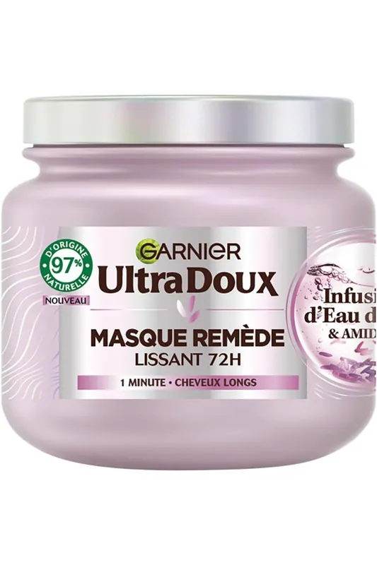 Sleva Garnier Ultra Doux - Vyhlazující maska pro hebkost a lesk 340 ml
