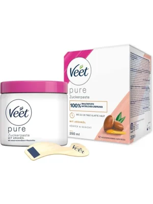 Značkový Veet Cukrová pasta na odstraňování chloupků 250ml