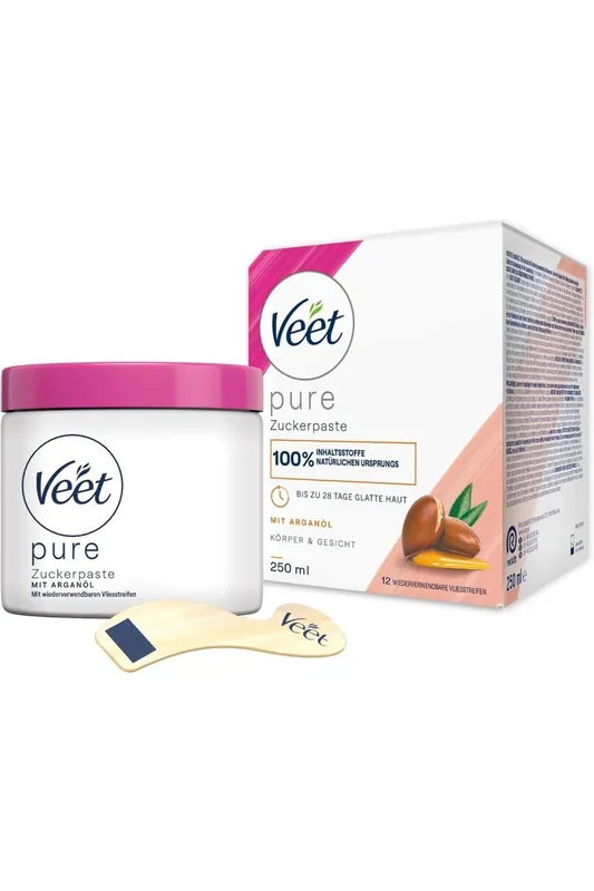 Značkový Veet Cukrová pasta na odstraňování chloupků 250ml