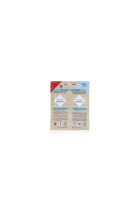 Coloniali Mattifying & Pureness - SOS Detoxikační maska na obličej 2x10ml Značkový