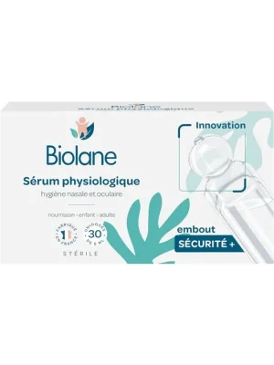 Aktuální BIOLANE Fyziologické sérum - Dětské - čistí nos a oči, 30 x 5 ml