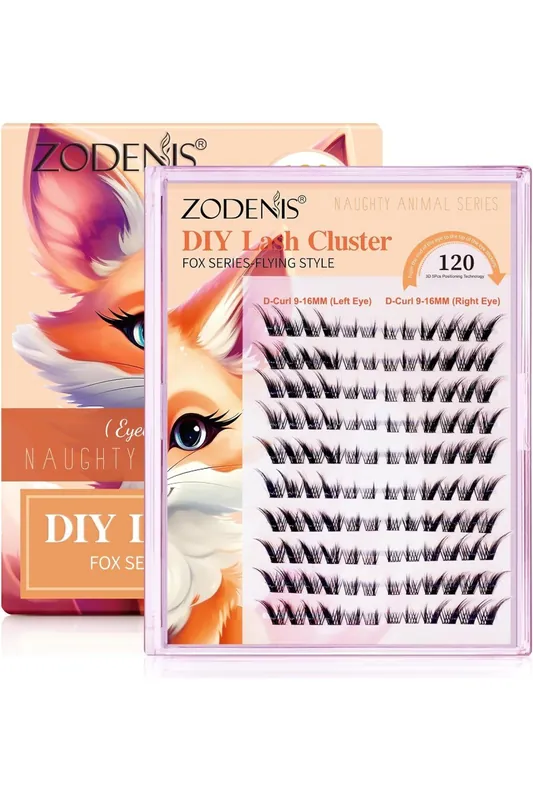 Omezená Nabídka ZODENIS Sada na prodlužování řas DIY 120ks