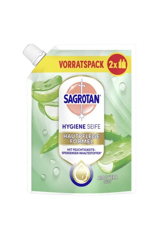 Originální SAGROTAN Náplň do mýdla na ruce Aloe Vera 500ml
