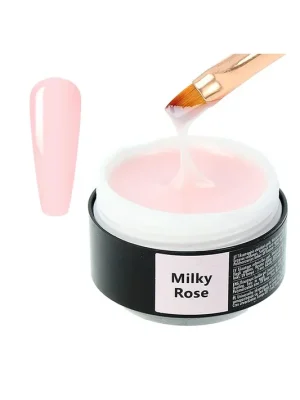 Sezónní Sleva Sincero Salon, UV gel na modeláž nehtů, odstín Milky Rose, 15ml