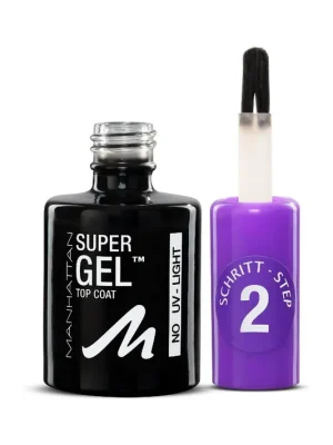 Manhattan Vrchní nátěr super gel, bez UV záření 12ml Dokud Zásoby Vydrží