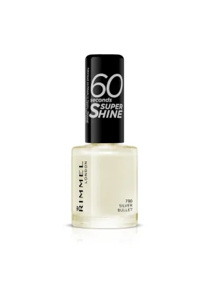 Ihned K Objednání Rimmel, 60 Seconds Super Shine, odstín 730 Silver bullet, 8 ml