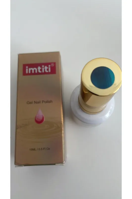 Finální Výprodej Imtiti Gelový lak na nehty Zelená 15ml