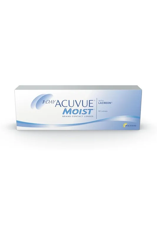 Novinka 1 Day ACUVUE MOIST čočky 30 ks +2.25