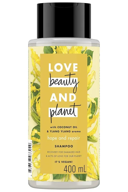 Rychlé Dodání Love Beauty And Planet Šampon s kokosovým olejem a ylang ylang 400ml