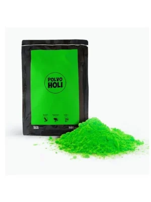 POLVO HOLI PARTY 100 gr - VERDE - Líčení na obličej Nízká Cena