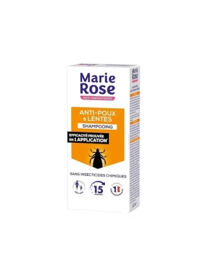 MARIE ROSE - Šampon proti vším a hnidám - Bez chemických insekticidů 125ml (Bez krabice) Akce