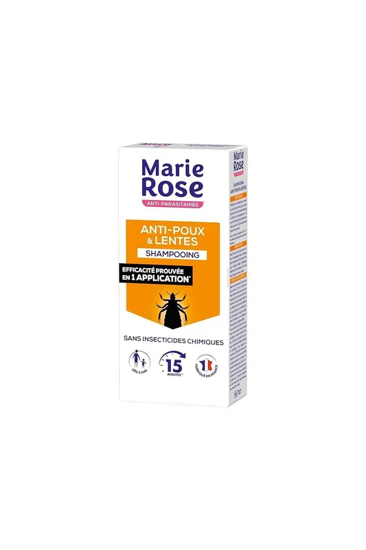 MARIE ROSE - Šampon proti vším a hnidám - Bez chemických insekticidů 125ml (Bez krabice) Akce