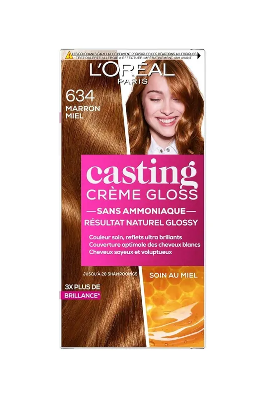Zlevněný L'Oreal Casting CREME GLOSSNº 634 Středně hnědá