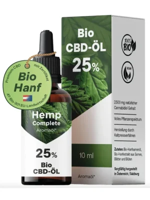 Hemp Complete Organický CBD olej 25%, 10ml Jen Po Omezenou Doba