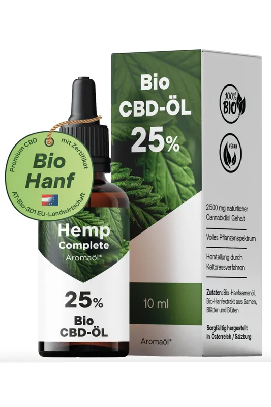 Hemp Complete Organický CBD olej 25%, 10ml Jen Po Omezenou Doba