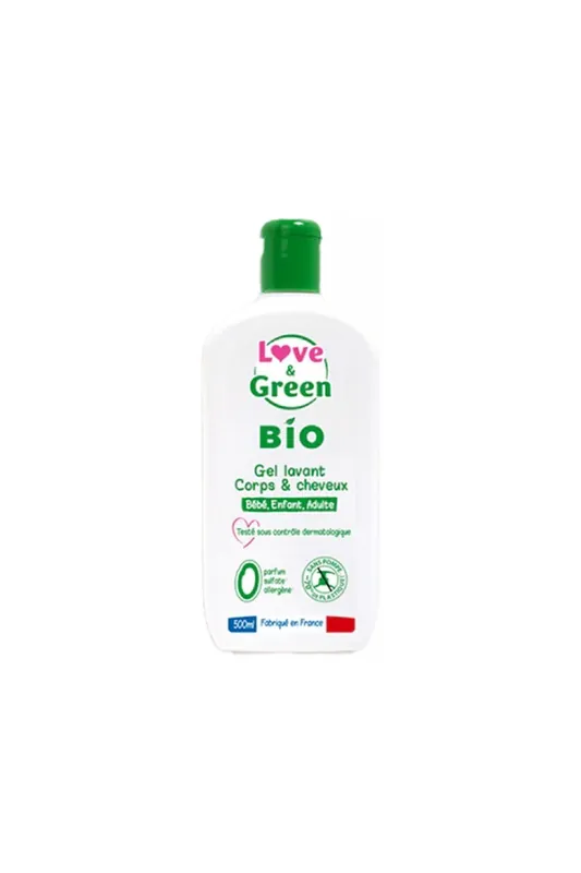 Nízká Cena Love & Green Organic Hair & Body Wash 500 ml