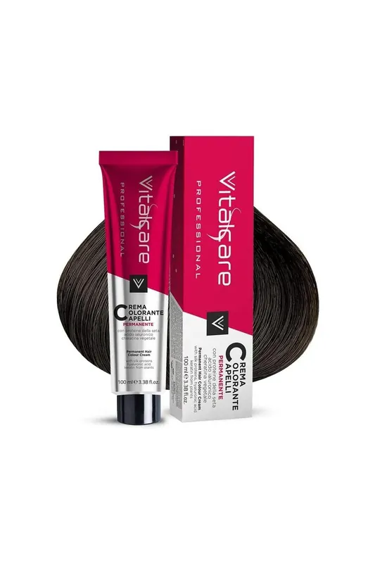Vitalcare Professional - 4/00, hnedá Profesionálny krém na permanentné farbenie vlasov 100ml Hit Sezóny