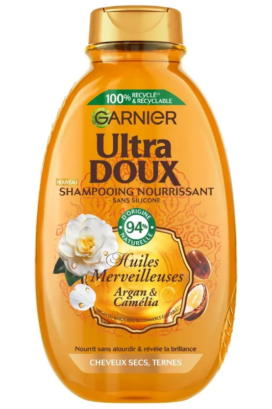 Garnier Ultra Doux Meraviglioso šampon s Olio di Argan a Camellia 300 ml Poslední Šance