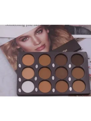 Kiko, Konturní paleta Powder Bronzer 12 barev Vysoce Kvalitní