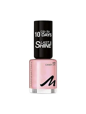 Lak na nehty 070 Candy life Last & Shine, 8 ml Manhattan Zlevněný